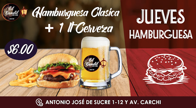 Opinii despre El Candil FOOD & DRINK în Ibarra - Gastronomía y hostelería