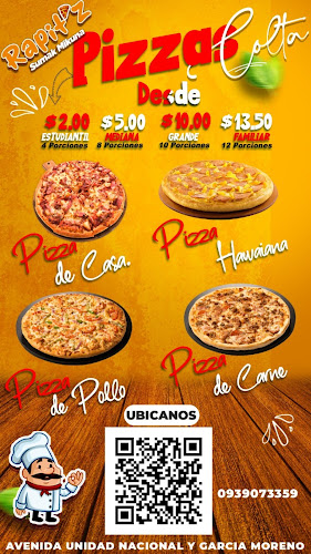 Opinii despre Rapitz. Restaurant. Desayunos. Almuerzos. Meriendas. Pizza. Crepes. Granizados în Quito - Gastronomía y hostelería