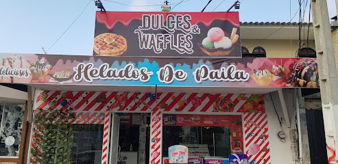 Dulces y WAFFLES Heladeia