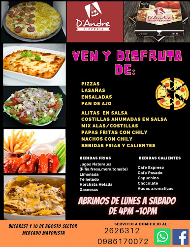 Opinii despre D' Andre Pizzería în Riobamba - Gastronomía y hostelería