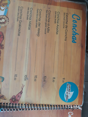 Conchas y Mariscos del Velero