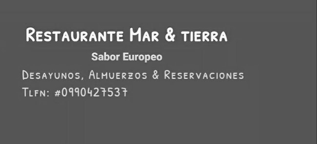 Mar y Tierra Sabor Europeo