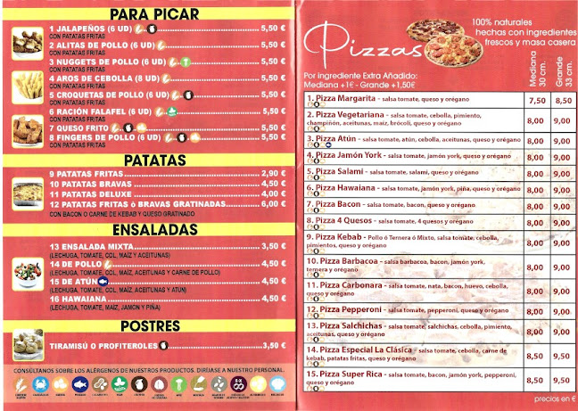 KEBAB Y PIZZERÍA ITALIANA- ,(LA CLÁSICA ) 🍕🍟🍔🥙🍺🍺🍷🍾🍴🍴🍾