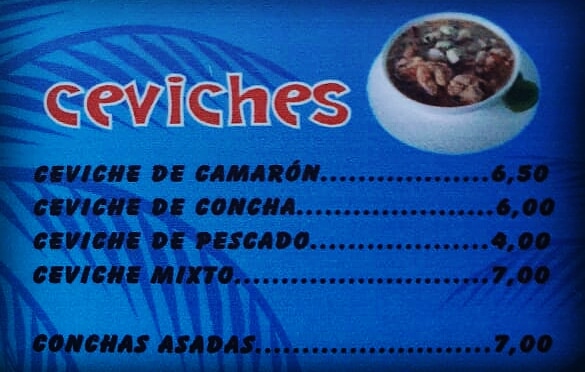 Cevicheria " a lo manaba "