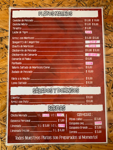 Señor Peru Barra Cevichera