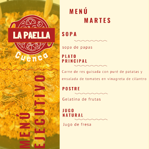 Opinii despre La Paella - Los Alamos în Cuenca - Gastronomía y hostelería