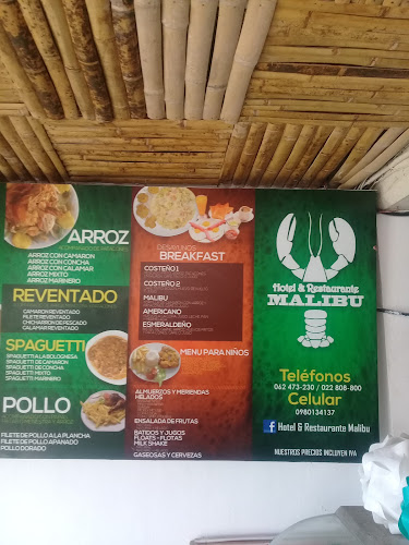 Opinii despre HOTEL MALIBU în Atacames - Gastronomía y hostelería