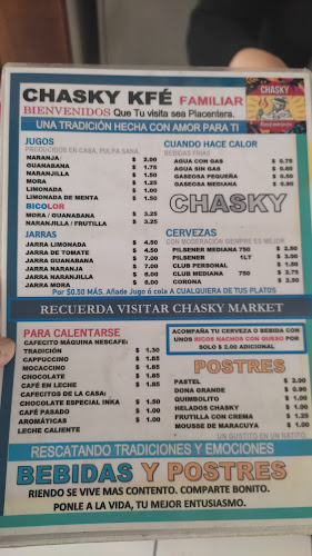 Comentarii opinii despre Chasky Kfé - Restaurante Mini Market Boutique