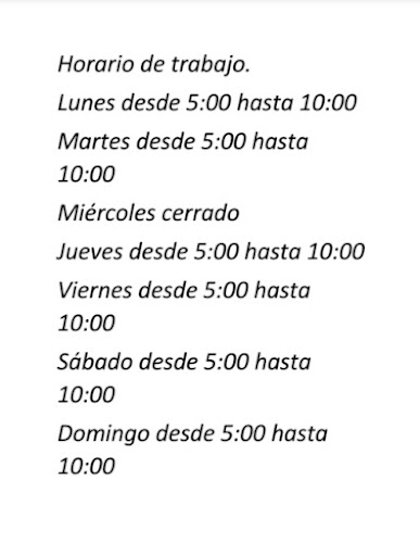 Fast food la "chama" - Santa Elena