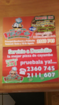 Opinii despre TEO'S PIZZA în Cayambe - Gastronomía y hostelería