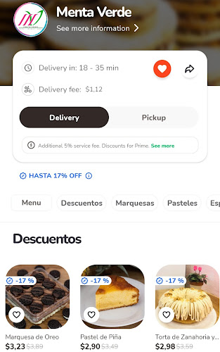 Menta Verde. Repostería & pastelería artesanal.