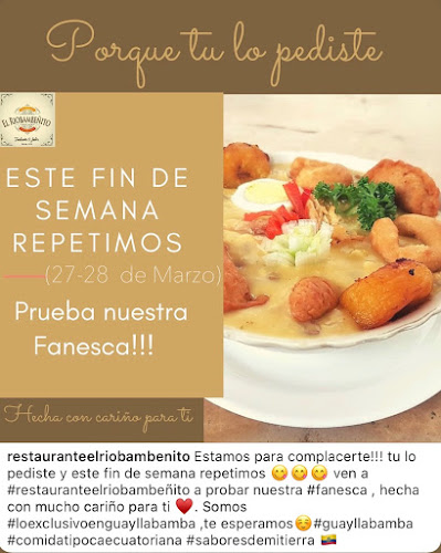 Opinii despre Restaurante El Riobambeñito Guayllabamba în Quito - Gastronomía y hostelería