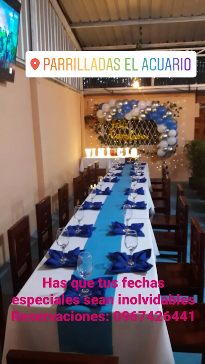 PARRILLADAS EL ACUARIO