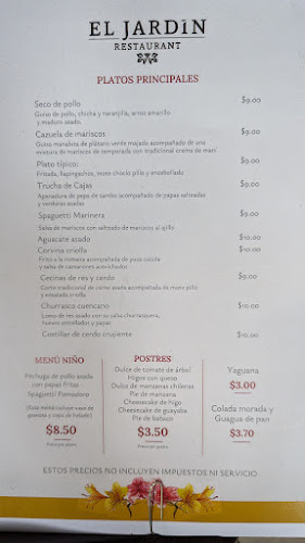 El Jardín Restaurante