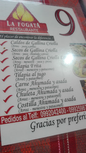 Restaurant La Fogata - Gastronomía y hostelería