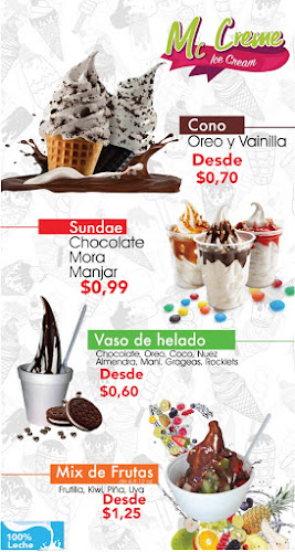 Mc Creme Ice Cream - Gastronomía y hostelería