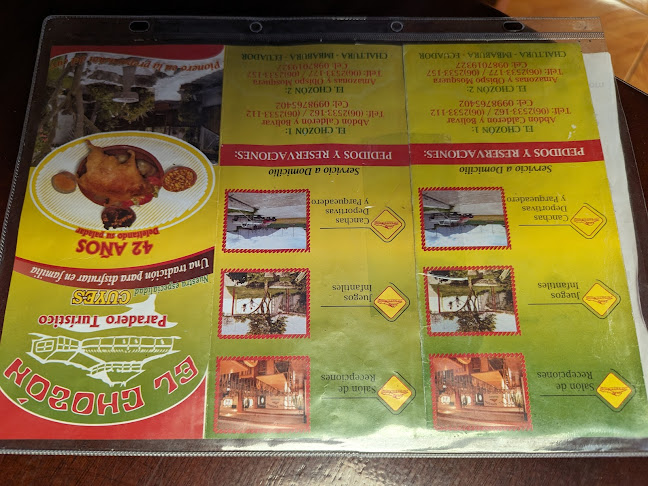 Opinii despre El chozon în San José de Chaltura - Gastronomía y hostelería