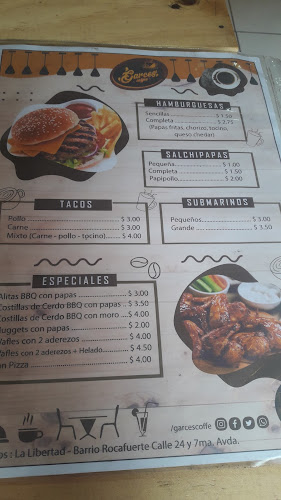 Opinii despre Garcés' Coffee în La Libertad - Gastronomía y hostelería