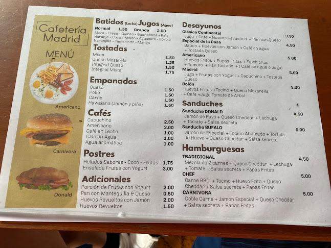 Cafeteria Madrid