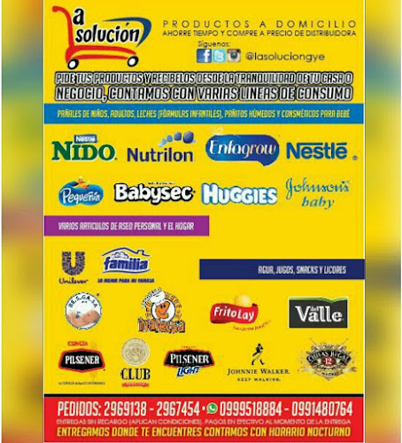 LA SOLUCIÓN - Productos a domicilio - Gastronomía y hostelería