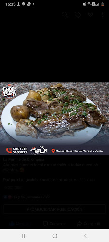 Parrillada de Chompipa - Gastronomía y hostelería