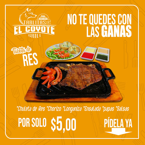 Comentarii opinii despre Tablitas El Coyote. Comidas a la Parrilla y Asados