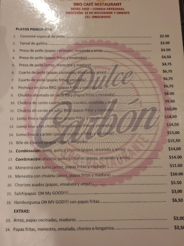 Dulce Carbón - Gastronomía y hostelería