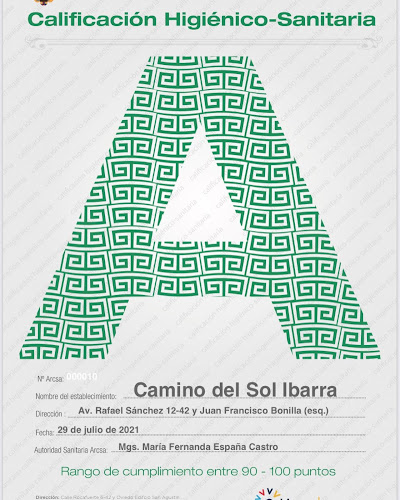 Camino del SOL - Ibarra - Gastronomía y hostelería