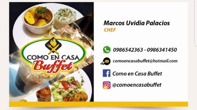 Opinii despre Como En Casa Buffet în Guayaquil - Gastronomía y hostelería