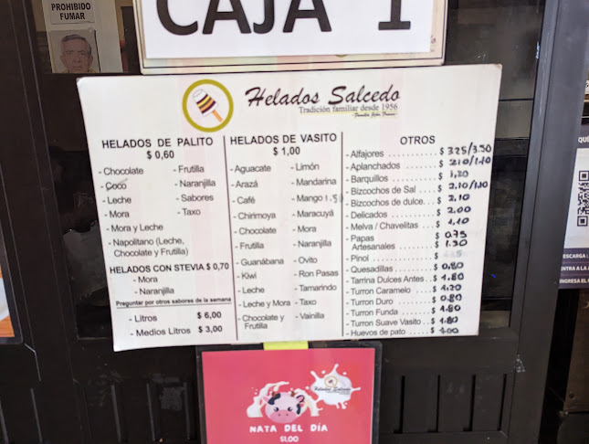 Helados Salcedo - Jijón 1956 - Salcedo