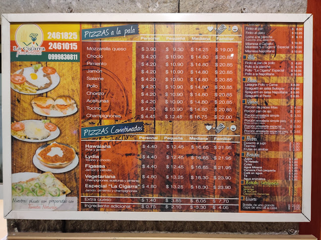 Opinii despre La Cigarra Pizza Artesanal în Ambato - Gastronomía y hostelería