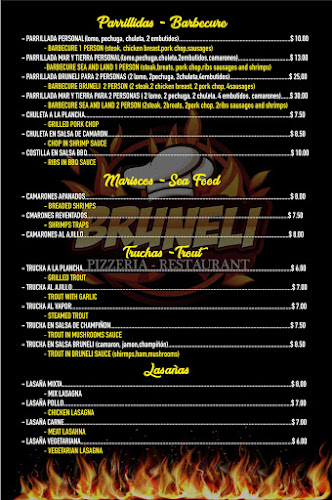 BRUNELI PARRILLADAS Y PIZZAS