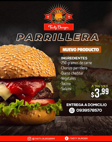 TASTY BURGER - Sucre