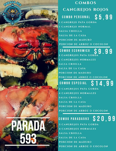 Opinii despre Parada 593 Cangrejal y Marisquería în Guayaquil - Gastronomía y hostelería