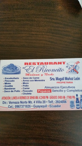 Restaurante El Rinconcito - Gastronomía y hostelería