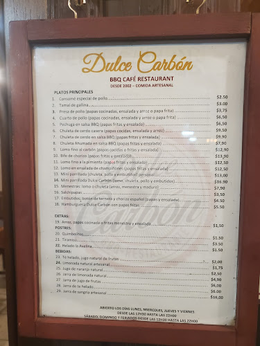 Dulce Carbón - Baños de Agua Santa