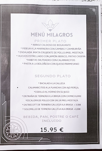 Restaurante Milagros - Gastronomía y hostelería