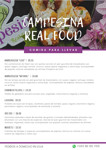 Opinii despre 👩‍🌾 Campesina Real Food 👩‍🌾 în Loja - Gastronomía y hostelería