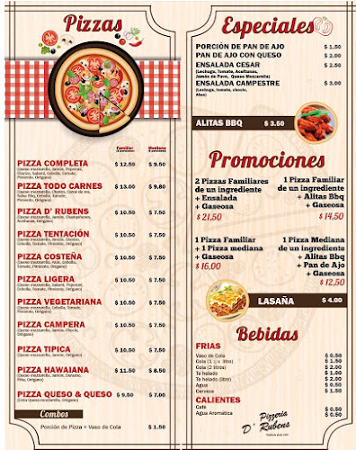 Pizzería D' Rubens - La Concordia - Gastronomía y hostelería