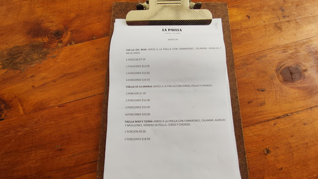 Comentarii opinii despre La Paella - Los Alamos