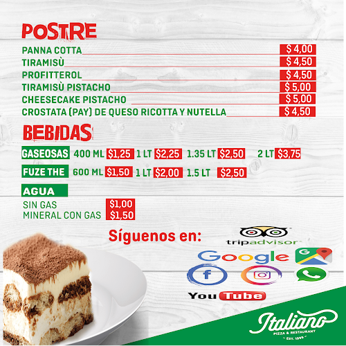 Italiano Pizza & Restaurant - Babahoyo - Gastronomía y hostelería