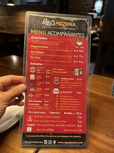 Roy's Pizzería - QUITO