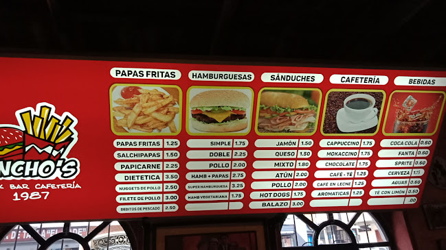 Opinii despre Pancho's Snack Bar în Baños de Agua Santa - Gastronomía y hostelería