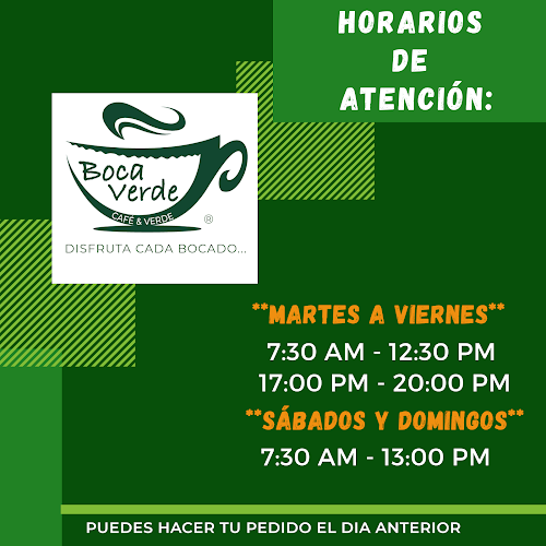 CAFETERÍA BOCA VERDE - Gastronomía y hostelería