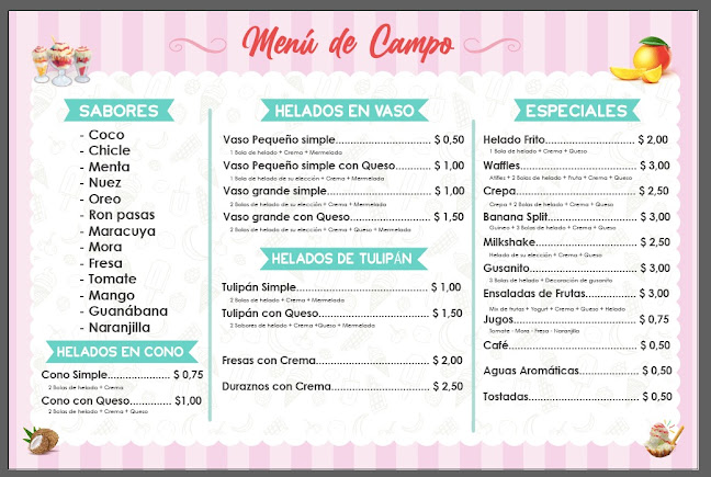 GUVI-Heladería y Cafetería "helados de paila con queso" - Azogues