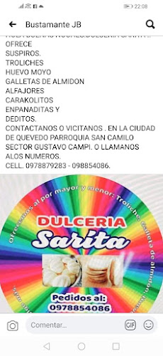 Dulcería y panaderia SARITA