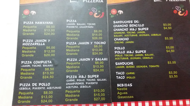 Opinii despre Pizzeria J&M în Vuelta Larga - Gastronomía y hostelería