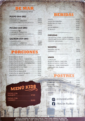 Rincón Rústiko Restaurante